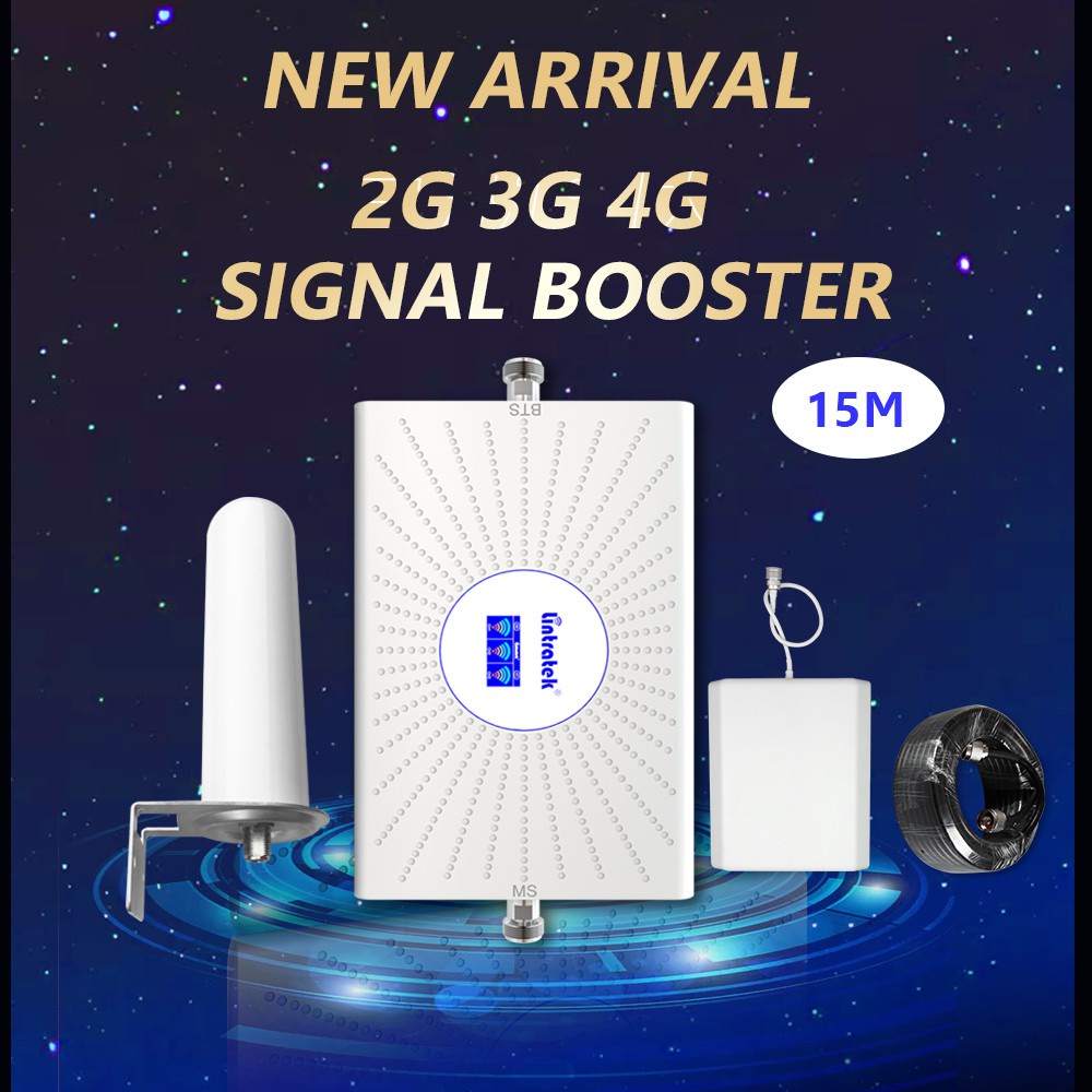 15 米 rg6 電纜,用於 2G 3G 4G 三頻手機增強器 GSM 900 DCS 1800 WCDMA 2100