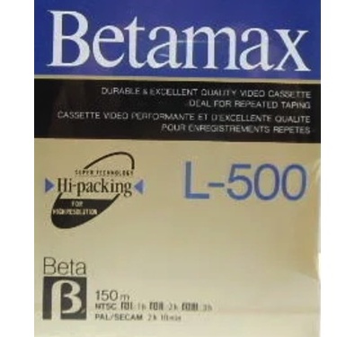 SONY Betamax  L-500 空白錄影帶 全新