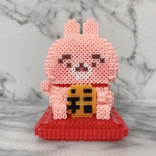 卡娜赫拉 Kanahei 招財兔 拼豆公仔