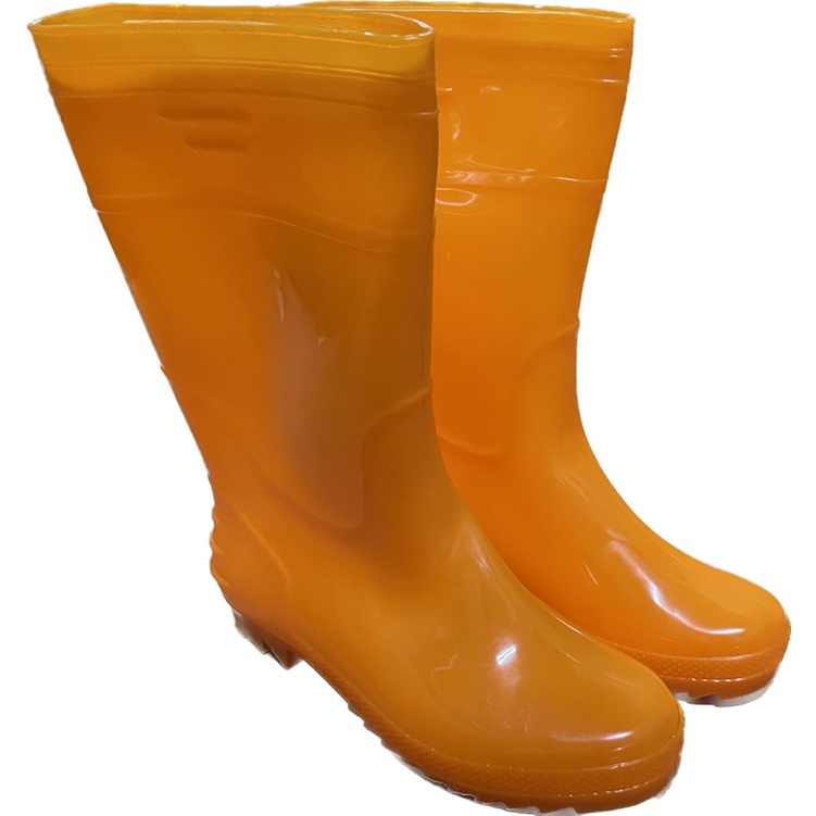 全長雨鞋 黃色雨鞋 雨鞋 台灣製造 膠鞋 松燕牌