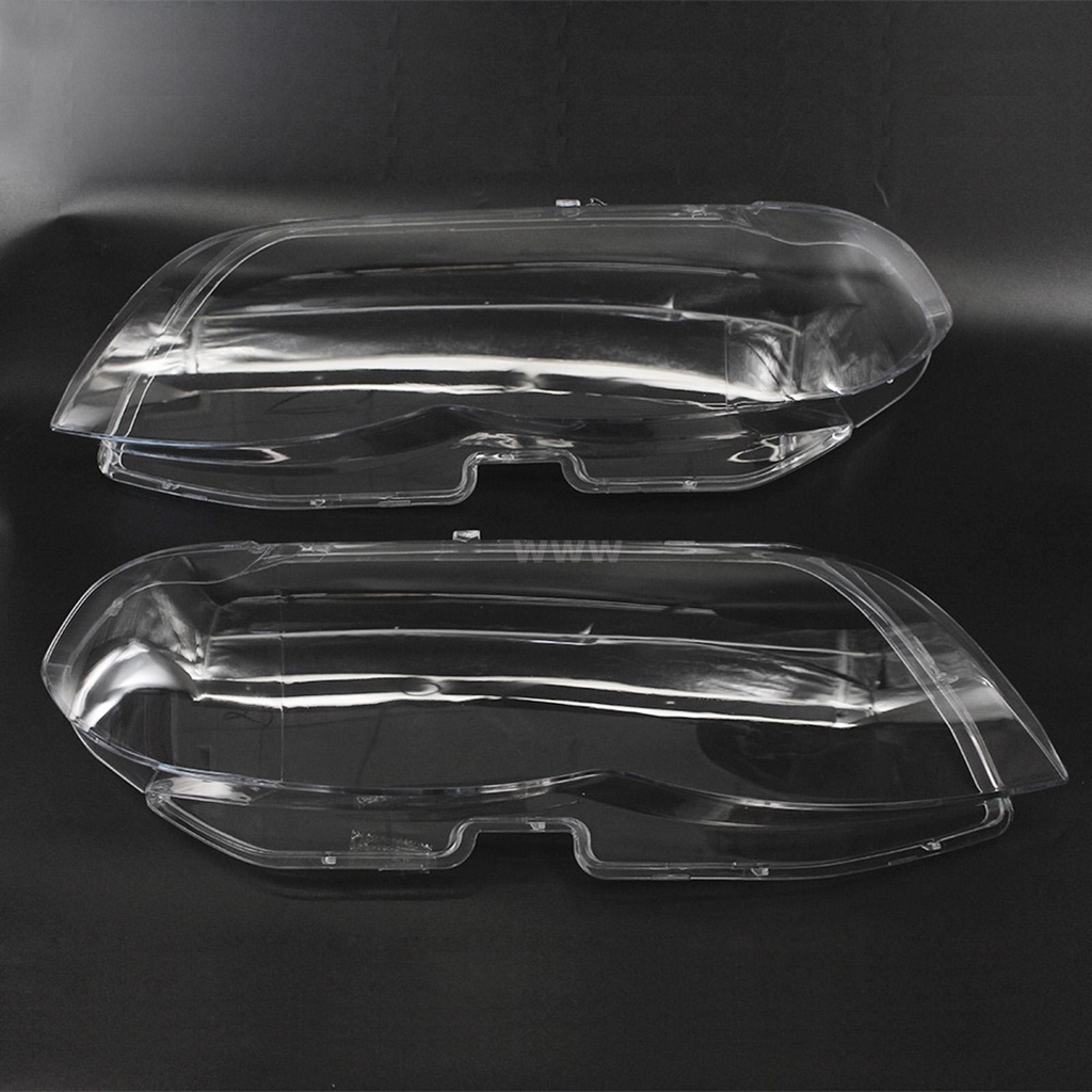 BMW [FSY] 寶馬 X5 E53 右大燈玻璃大燈鏡片塑料蓋更換 + 左 2004-2006