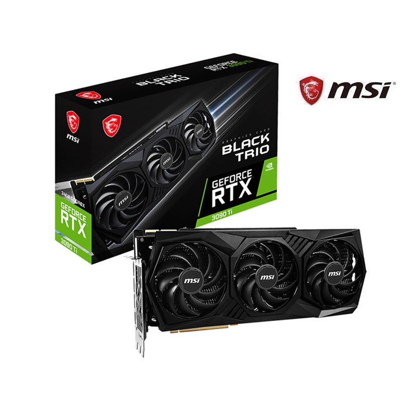 MSI 微星 顯示卡 GeForce RTX™ 3090 Ti Black TRIO 24G