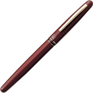 日本製 吳竹 KURETAKE 鋼筆式 萬年毛筆 卡式墨水管（No.15號） [DU141-15C] 漆調赤軸 軸色