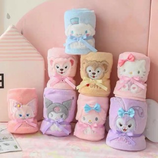 卡通kitty珊瑚絨毛毯加厚蓋毯 午睡毯 單人 保暖空調毯 法蘭絨小毯子
