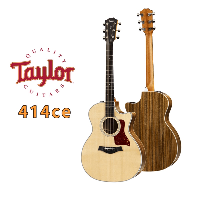 Taylor 414ce 電木吉他 全新V-Class力木系統 全單板 附原廠硬盒【金聲樂器】