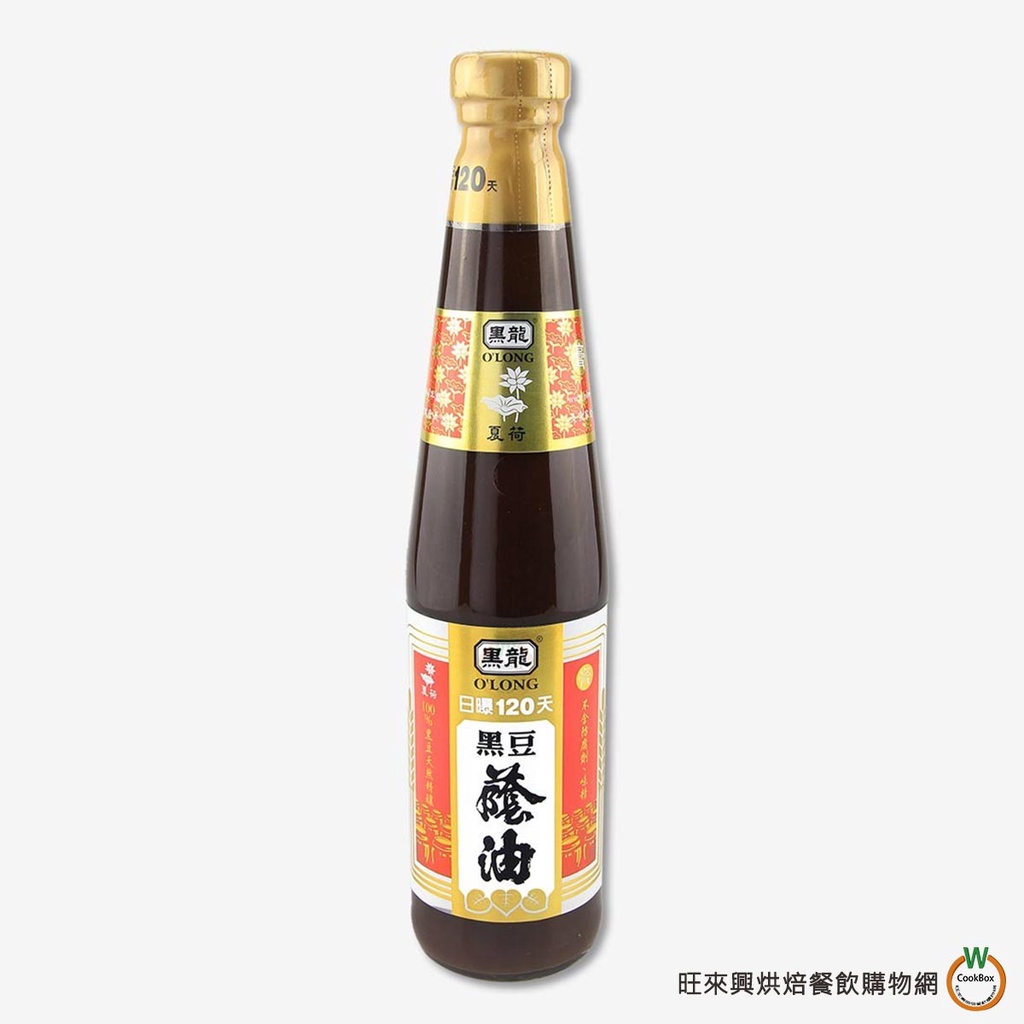 黑龍 【夏荷】 黑豆蔭油 (膏油) 400ml ( 總重 :810g  ) / 罐