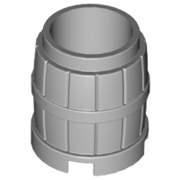 LEGO 樂高 淺灰色 圓桶 木桶 酒桶 Container Barrel 2x2x2 2489
