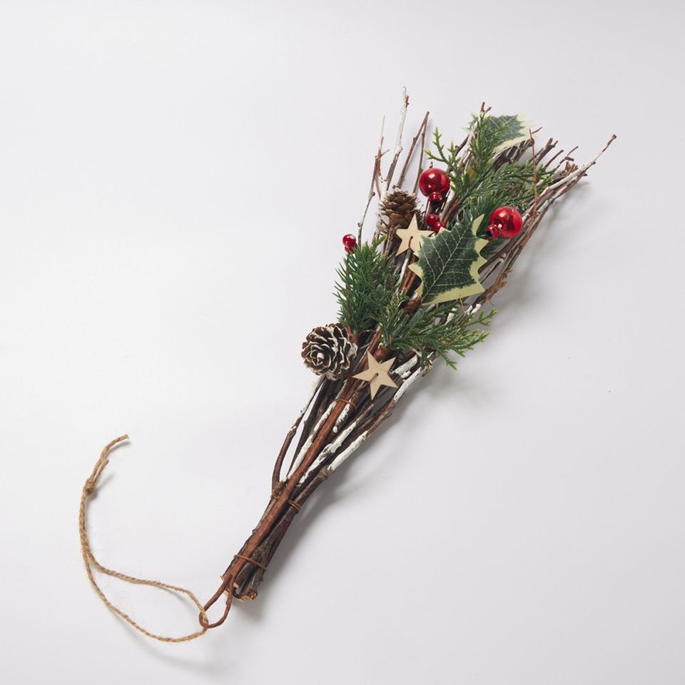 Natural Kitchen 壁飾聖誕節 人造花居家裝飾佈置婚禮拍照道具仿真花花圈材料聖誕節 蝦皮購物