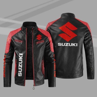 2023 Suzuki 鈴木 秋冬皮衣外套 車廠限定 外套3年品質保證 哈雷皮衣 重機外套 防風外套 賽車外套防風皮衣