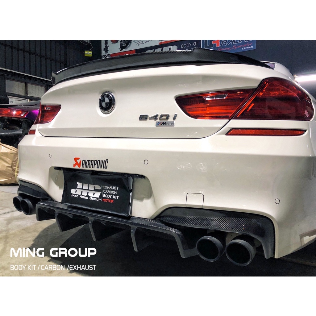 【MING GROUP國際】BMW F06 V款 碳纖維尾翼