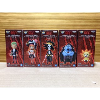 日版金證 代理版 景品 海賊王 劇場版 RED WCF vol.2 單售 索隆 娜美 布魯克 吉貝爾