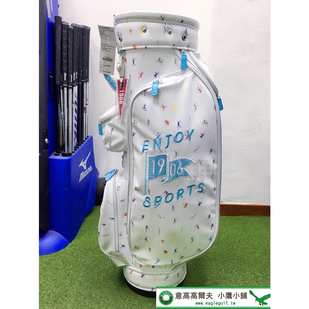 [小鷹小舖] Mizuno Golf Enjoy sports 美津濃 高爾夫球桿袋 5LJC2234 合成皮革