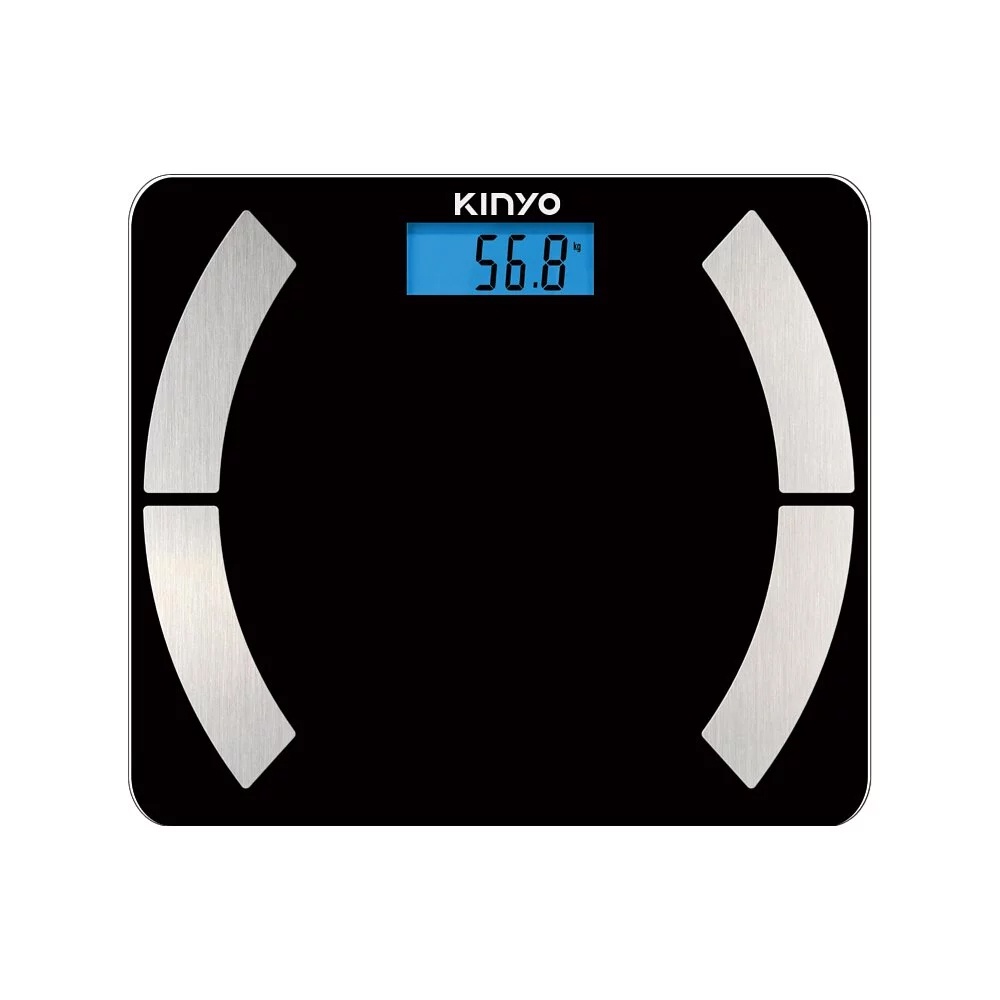 KINYO 藍牙健康管理體重計-黑 DS-6590