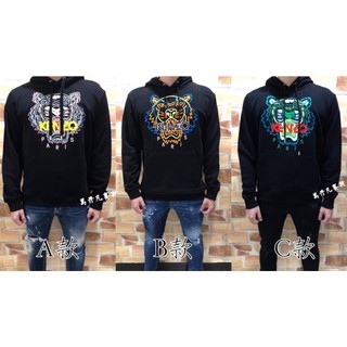 高雄凡賽斯歐洲精品 KENZO 經典刺繡虎頭 帽T/長T