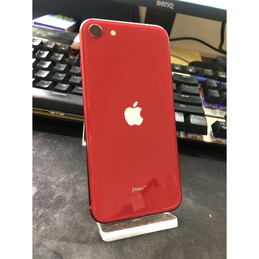 ﹝二手機﹞iPhone SE3 64G 4.7吋 紅 ✧實拍圖✧ 台中可約面交 ⚠不議價⚠