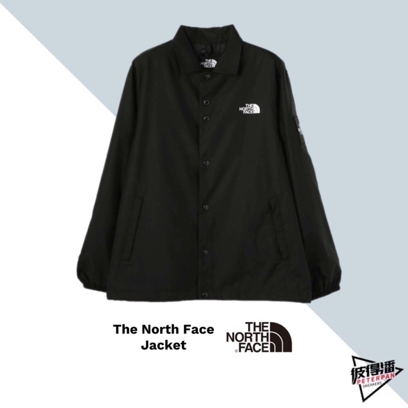 THE NORTH FACE 防潑水 外套 防潑水處理 教練外套 黑 黑標 NP72130【彼得潘】