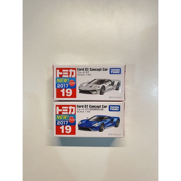 TOMICA No.19 Ford GT 全新「初回」含車貼（只剩初回）