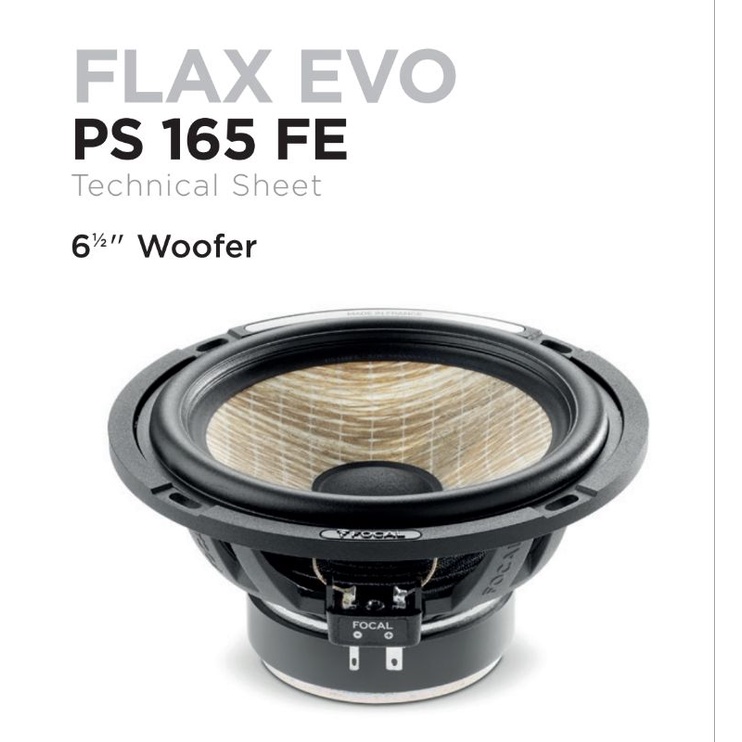 【最低價/現貨】 全新未拆正品法國製 Focal 6.5亞麻分音喇叭PS165FE PS 165 FE FLAX EVO