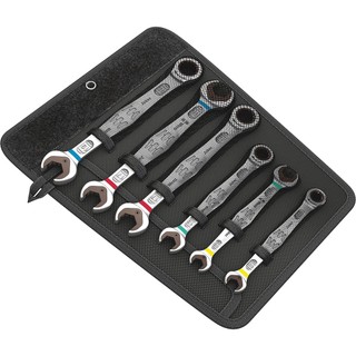 【美德工具】Wera 6000/6002 Joker 6 Set 1 棘輪兩用扳手/雙開口扳手組, 6件套裝