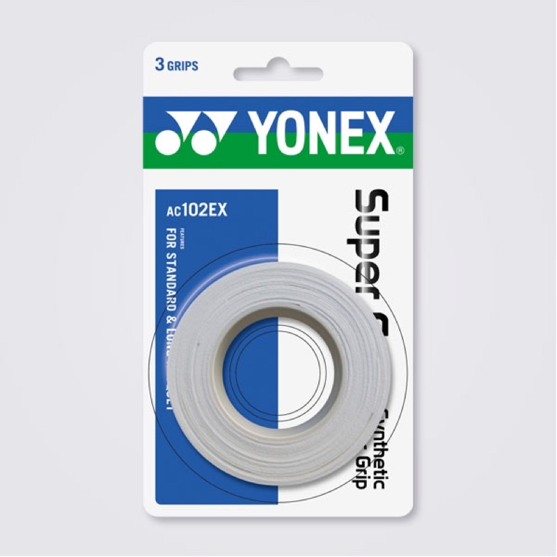現貨｜【Yonex】握把布 AC102EX 白色🤍三入組