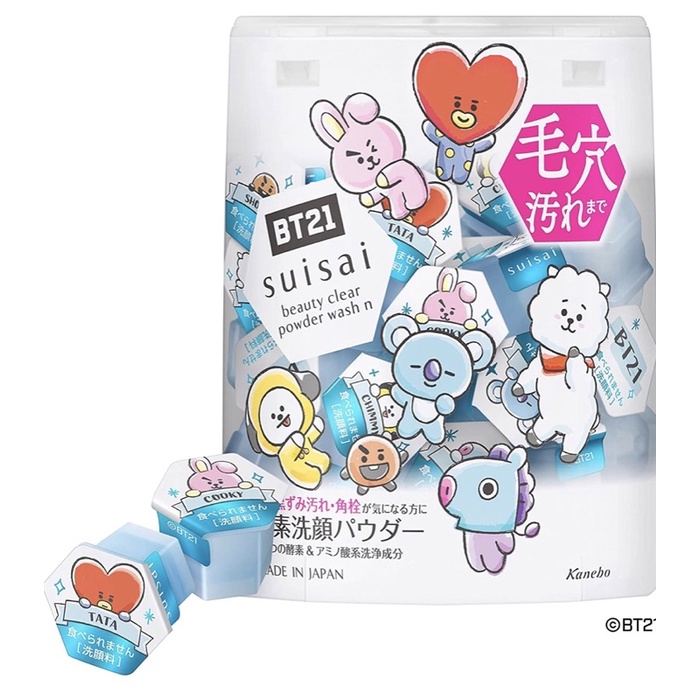 suisai 酵素洗顏粉 bt21款洗顏粉 32入 日本代購
