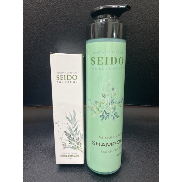 SEIDO 絃朵 葉綠素洗髮精500ml+頭皮精華液120ml
