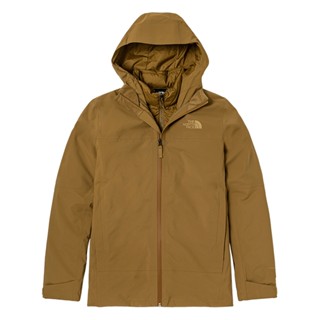 The North Face 男 防水透氣三合一兩件式夾克 卡其 NF0A4N9T173