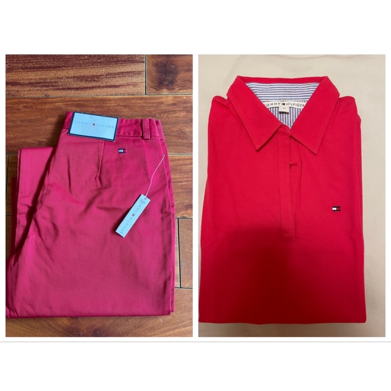 [客訂商品] Tommy Hilfiger 背心裙(紅)+8號紅褲