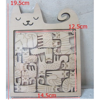 【魯蛋爺收藏品】PEO0170不規則貓拼圖玩具 貓咪拼圖 益智不規則拼圖 Puzzles for Cat Lovers