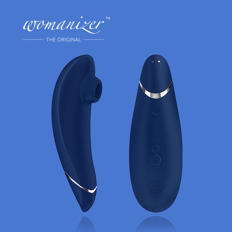 德國 Womanizer PREMIUM 吸吮愉悅器 | 藍