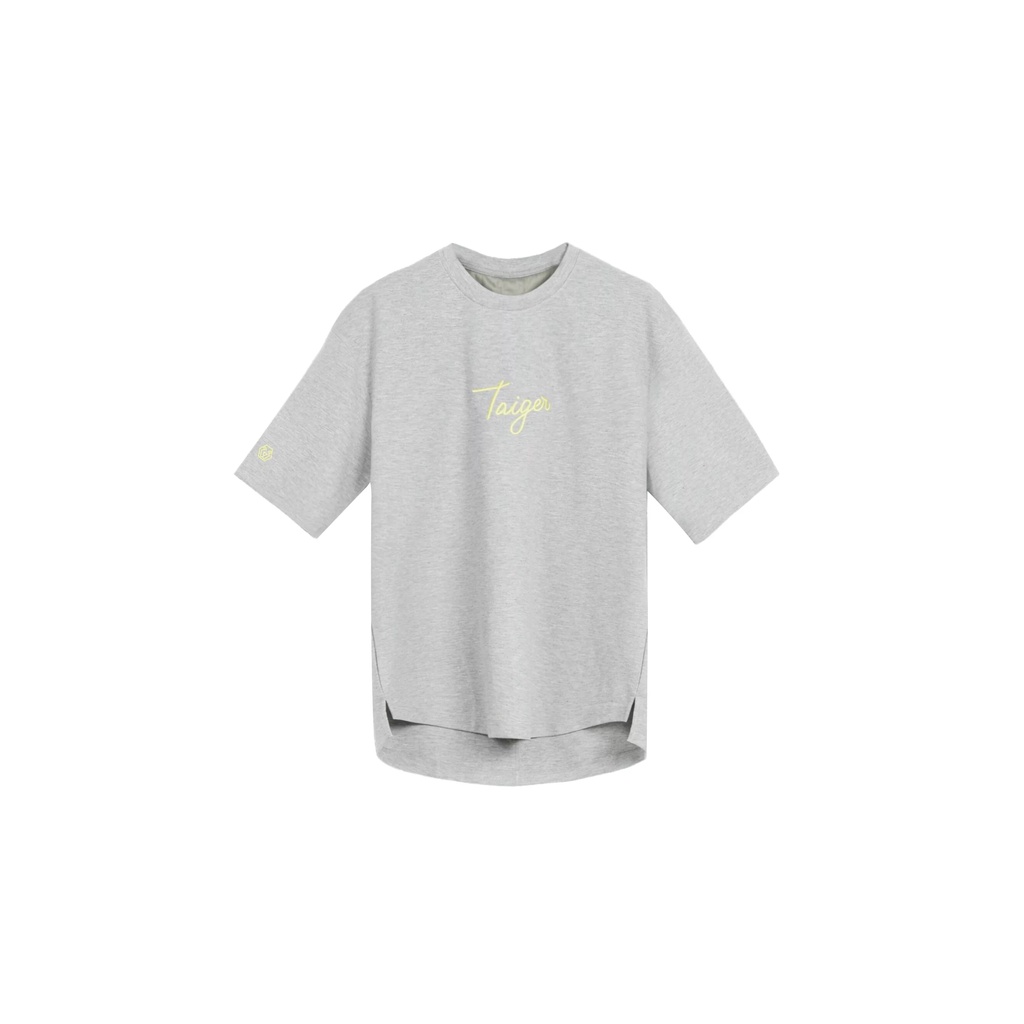 Taiger Ride or Die Side Oversized Tee - Heather Grey 全新灰色M號