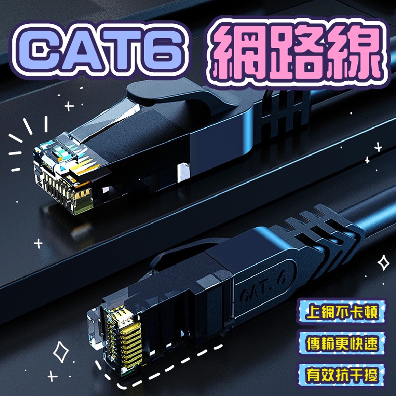 【現貨】CAT6網路線 網線 純銅網線 網路線 連接線 傳輸線