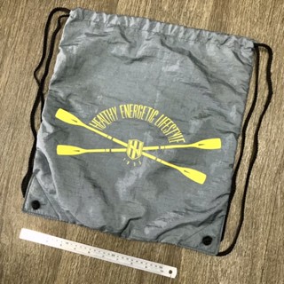 PUMA抽繩束口袋後揹包 鐵灰色 獨木舟 劃槳 輕艇 鞋袋 運動包 輕便揹包