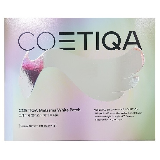 Coetiqa Melasma 白色貼片 1 套 -4 張 / 韓國 / 金達米的 / 防紫外線 / 高爾夫貼片 / 防