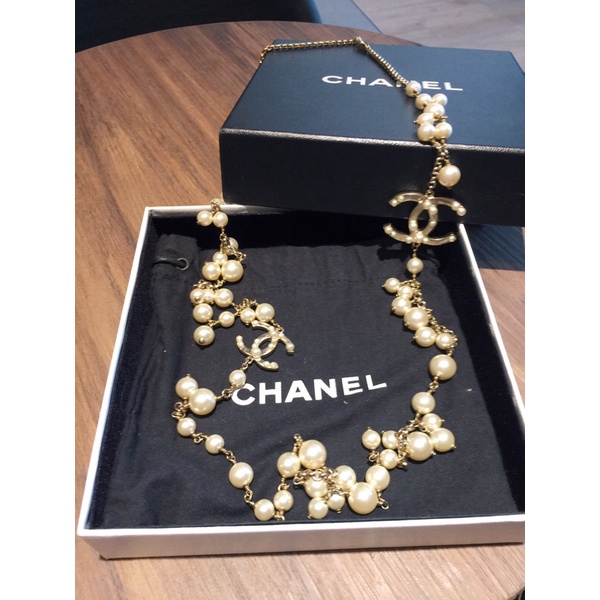 Chanel近全新珍珠項鍊（附購證正本）