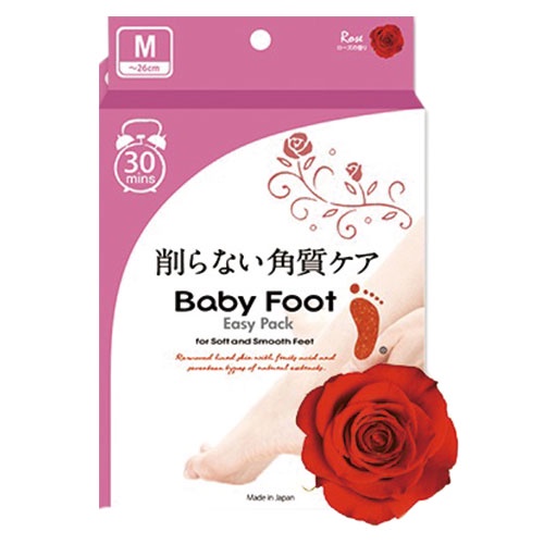 Baby Foot 3D立體足膜(M玫瑰清香) 35ml【家樂福】