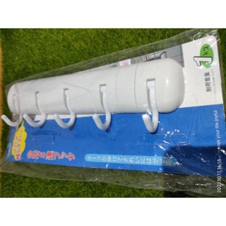 EZ無痕五連勾 附背膠 掛勾