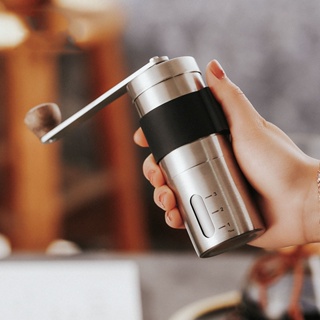 [台灣出貨]手搖磨豆機 咖啡研磨機 三段式可調 手動 不鏽鋼刀盤 研磨器 咖啡器具 露營 不鏽鋼磨豆機