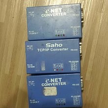 SAHO TCP/IP 通訊轉換器 RS-232 Ethernet RJ-45 料傳輸轉換 單埠連網伺服器