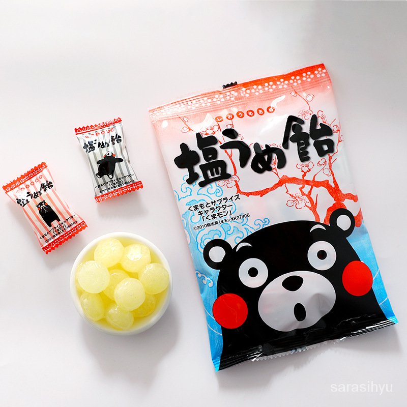 •ᴥ•日本 熊本熊 梅子鹽味 乳痠菌味 糖果 黑糖 水果味硬糖 休閒零食•ᴥ•