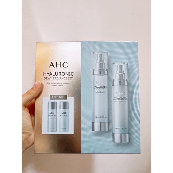 AHC玻尿酸神仙水及乳液（只有大瓶的唷）