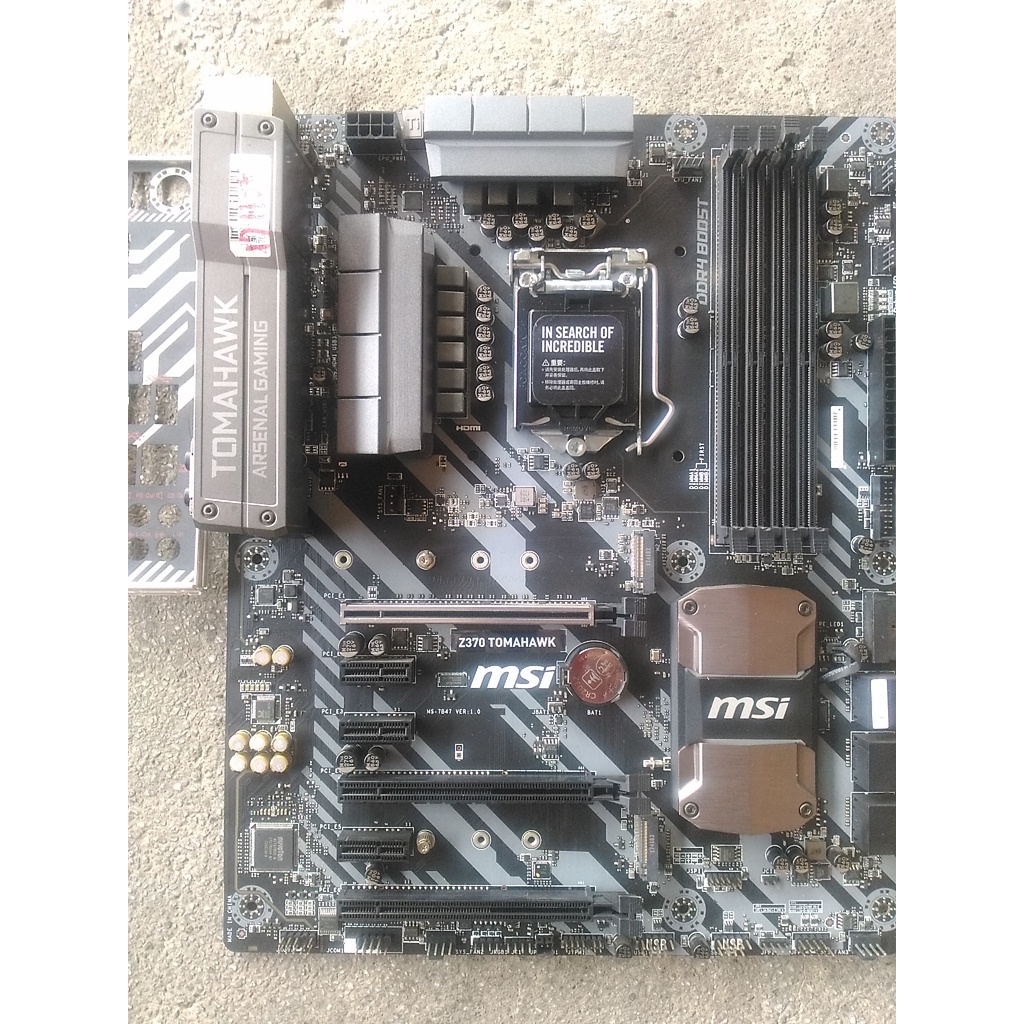 微星 MSI Z370 TOMAHAWK LGA1151 主機板 良品