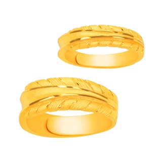 【元大珠寶】『見證愛情』黃金戒指、情侶對戒 活動戒圍-純金9999國家標準