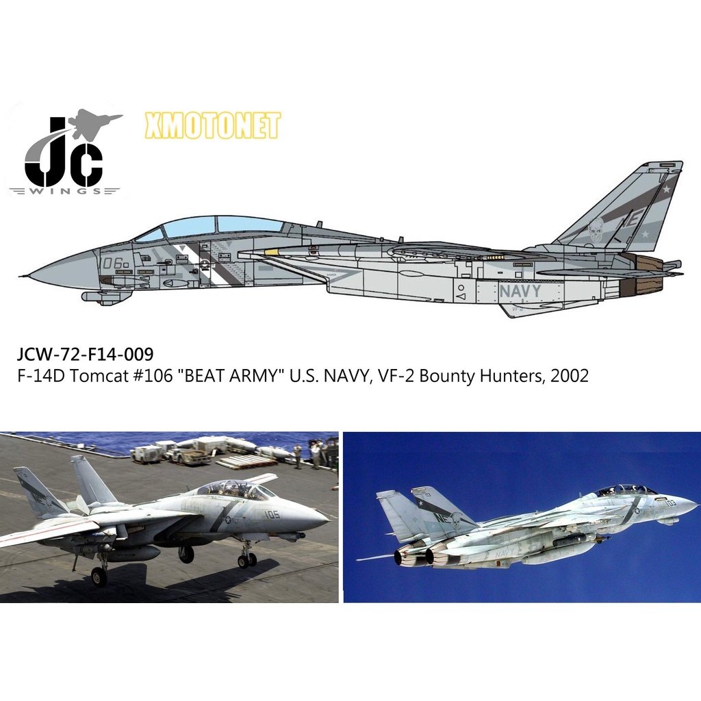 値引きする 【未使用品】JCW 1/72 RIPPERS RED TOMCAT F-14B 模型