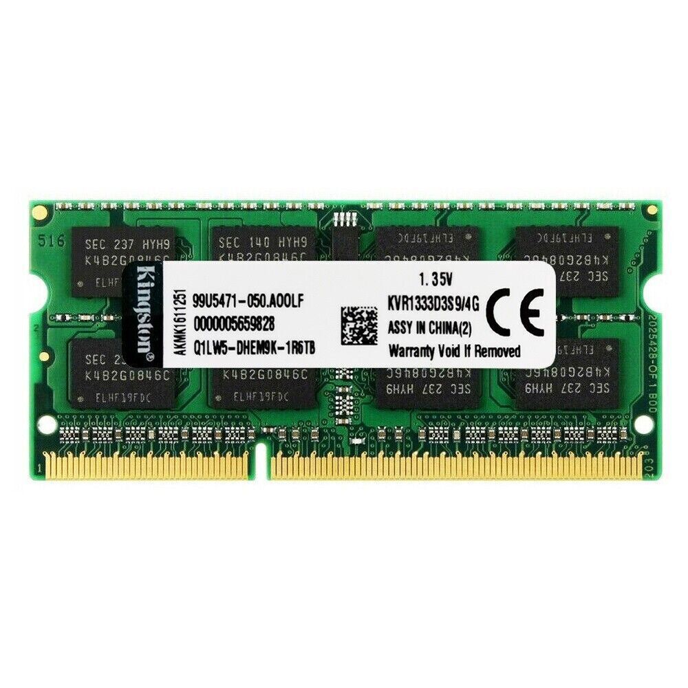 金士頓 DDR3L 4GB 8GB 1066MHZ 1333MHZ 1600MHZ 1.35V SO-DIMM 筆記本電