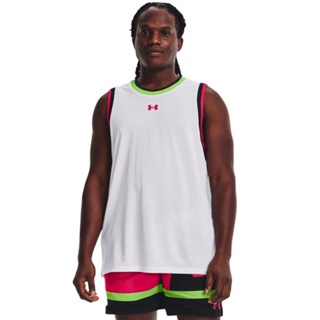 Under Armour 籃球背心 BASELINE 運動背心 男 1370238-100 白色