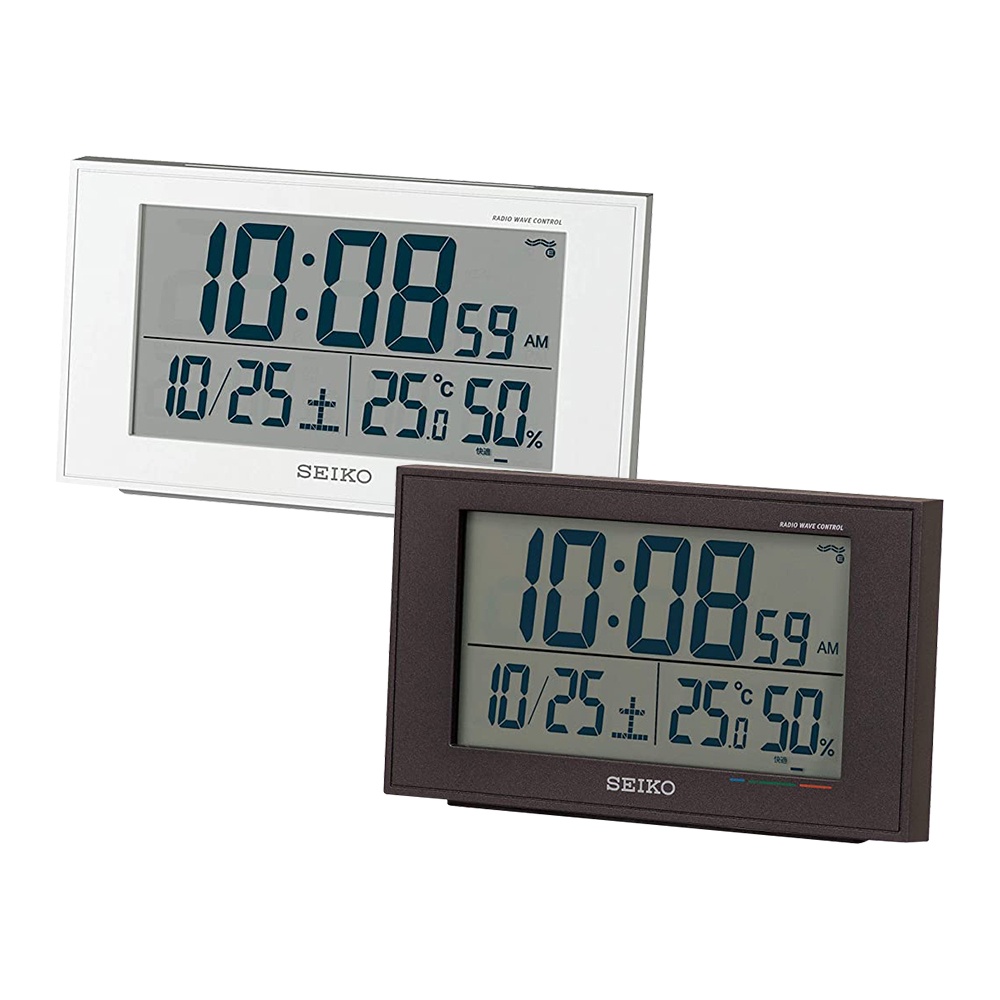 【日本直送】SEIKO BC402W BC402K多功能 數位時鐘 溫度 濕度 鬧鐘 大字幕時鐘 賴床貪睡 座鐘