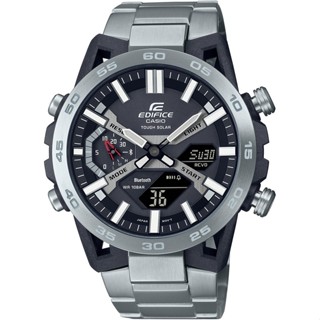 CASIO卡西歐 EDIFICE 藍芽 太陽能電力 腕錶 ECB-2000D-1A /51mm