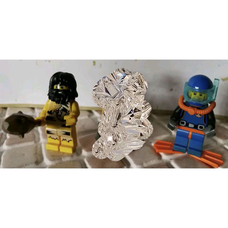 LEGO Minifigures 正版樂高人偶 1代  8683 原始人、潛水員，二手合售，只有1個底板、無說明書