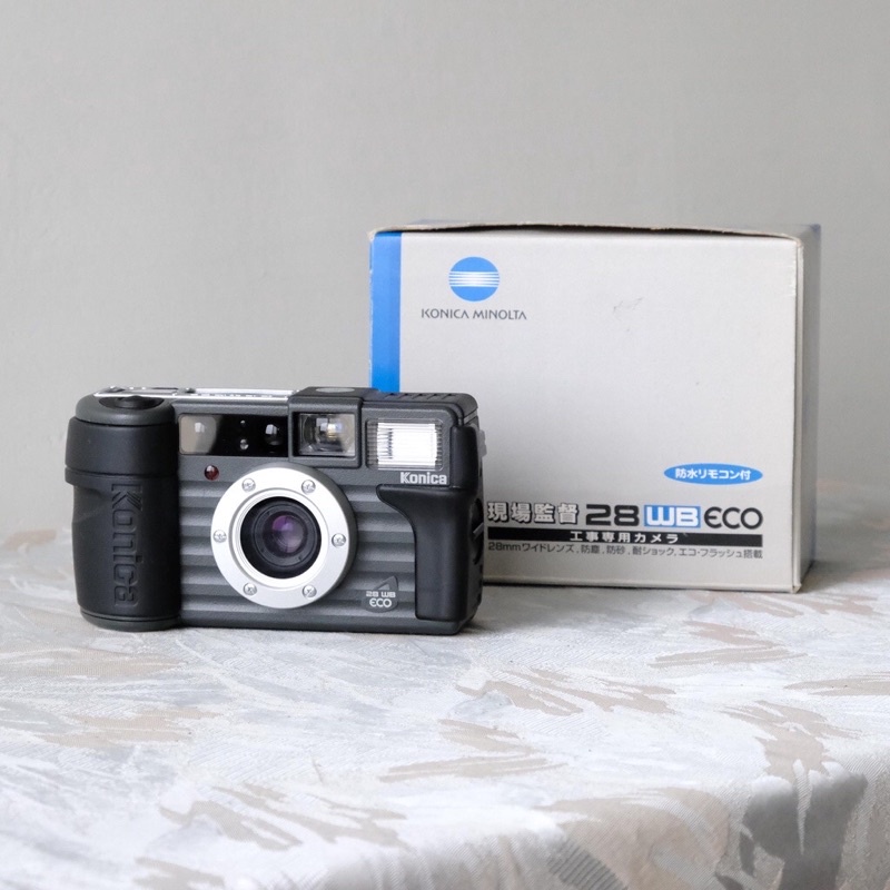 ★極上美品★KONICA 現場監督 28 WB ECO ★完動 #139l 美品 コニカ Konica 現場監督 28 WB ECO カメラ ブラック